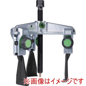 クッコ クッコ 30-10XS スライド式ギヤプーラー 3本アーム 薄爪 固定ノブ付き 最大径130mm 深さ100mm