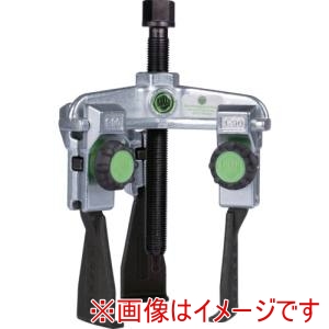 クッコ クッコ 30-2XS スライド式ギヤプーラー 3本アーム 薄爪 固定ノブ付き 最大径160mm 深さ150mm