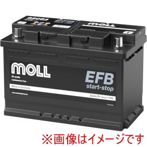 MOLL MOLL 82084 輸入車用バッテリー MOLL EFB start stop with EFB technology メーカー直送 代引不可 北海道沖縄離島不可