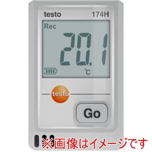 テストー TESTO テストー 0572 1741 01 温湿度データロガー USB testo 174H 白