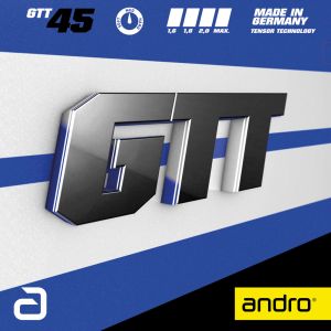 アンドロ andro アンドロ 卓球 裏ソフトラバー GTT 45 ライトテンション 裏ラバーテンゾーバイオスLT 1.6 112277 andro