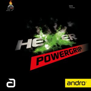アンドロ andro アンドロ andro 裏ソフトラバー ヘキサーパワーグリップ ブラック BK 1.7mm 112297