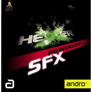 アンドロ andro アンドロ andro 裏ソフトラバー ヘキサーパワーグリップ エスエフエックス ブラック BK 1.9mm 112295