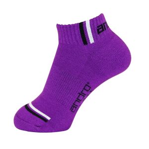 アンドロ andro アンドロ andro 卓球ソックス ターナ カラーソックス2 パープル 22.0-24.5cm 362074