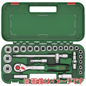 ボッシュ BOSCH ボッシュ 1600A02Z9F ラチェットセット 1/2インチ25ピース