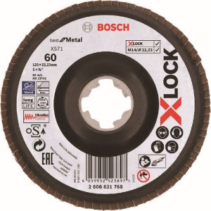 ボッシュ BOSCH ボッシュ 2608621768 X-LOCK 研磨ディスク125G60ベント 10個 メーカー直送 代引不可 北海道沖縄離島不可