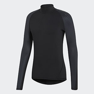 アディダス adidas アディダス adidas ALPHASKIN ATHLETE CLIMAWARM ロングスリーブシャツ インナーウェア ブラック M EMD49