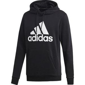 アディダス adidas アディダス adidas メンズ MUSTHAVES BADGE OF SPORTS プルオーバースウェットパーカー (裏毛) ブラック×ホワイト O FSD53