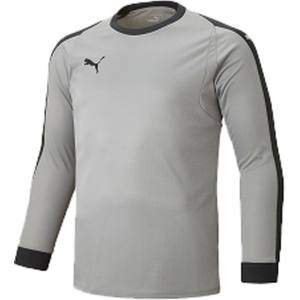 プーマ PUMA プーマ LIGA ジュニア GK シャツ パッド付き 140 シルバー ブラック 729966
