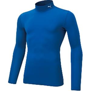 プーマ PUMA プーマ コンプレッション モックネック LS シャツ L チームローヤル ホワイト 656331