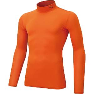 プーマ PUMA プーマ コンプレッション モックネック LS シャツ 3XL ゴールデンポピー ブラック 656331