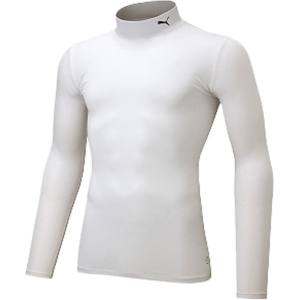 プーマ PUMA プーマ コンプレッション モックネック LS シャツ 3XL ホワイト 656331