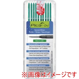 ピカマーカー Pica Marker ピカマーカー 4042 ウォータージェット耐性替え芯 緑 10本入り