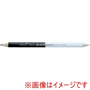 ピカマーカー Pica Marker ピカマーカー 546/24-50 両面万能マーキング鉛筆 Classic 546 黒 白 1本