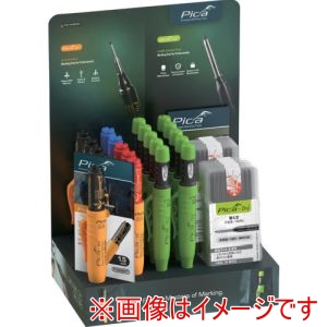 ピカマーカー Pica Marker ピカマーカー 6632503 建築用シャープペンシル+マーカーセット Mix Display Dry 箱入りセット