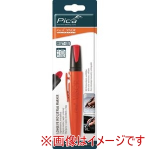 ピカマーカー Pica Marker ピカマーカー 99040SB03 パーマネントマルチマーカー VISOR 赤 ブリスターパック