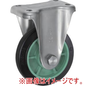ウカイ UKAI ウカイ PNDKA-100 ステンレス製キャスター 固定金具 KAタイプ ゴム 車輪径100mm メーカー直送 代引不可 北海道沖縄離島不可