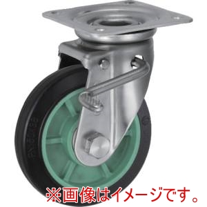 ウカイ UKAI ウカイ PNDJAB-150 ステンレス製キャスター ストッパー付旋回 自在 金具 JABタイプ ゴム 車輪径150mm メーカー直送 代引不可 北海道沖縄離島不可