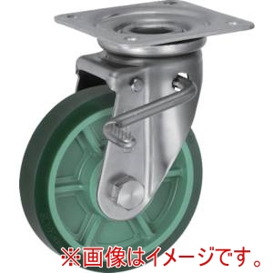 ウカイ UKAI ウカイ PNUDJAB-130 ステンレス製キャスター ストッパー付旋回 自在 金具 JABタイプ ウレタンゴム 車輪径130mm メーカー直送 代引不可 北海道沖縄離島不可