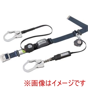 サンコー サンコー SLN505-LW-NB 胴ベルト型ロック付き巻取式 ダブル REELOCK S2NEO + Ribraライト ネイビー