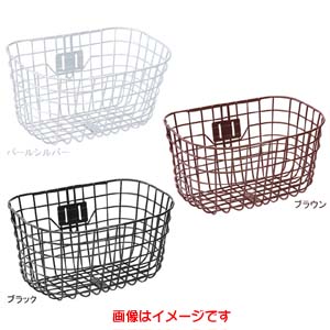 パルミー PALMY パルミー オシャレ 丸型 ワイヤーカゴ ブラウン GK-601