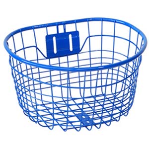 パルミー PALMY パルミー 児童用 自転車 オシャレ 丸型 ワイヤーバスケット ブルー GKO-902