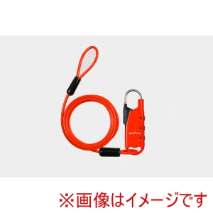 タナックス TANAX タナックス MFK-9001 ワイヤーロック ストレート レッド TANAX