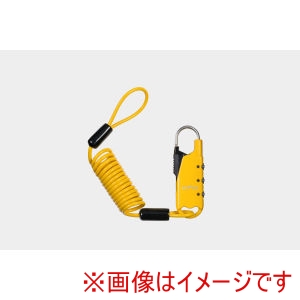 タナックス TANAX タナックス MFK-9005 ワイヤーロック コイル イエロー TANAX
