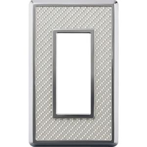 スガツネ工業 スガツネ工業 PXP-CF01-WT 210027209 スイッチプレート コンセントプレート