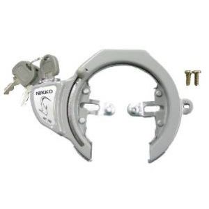 ニッコー NIKKO ニッコー NC105NS-P サークル錠 ブリスターパック グレー
