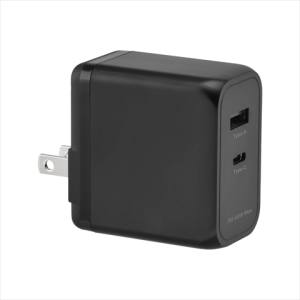 グリーンハウス GreenHouse グリーンハウス GH-ACU2GDC-BK 窒化ガリウム搭載65W ACアダプタ ブラック
