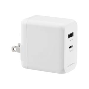 グリーンハウス GreenHouse グリーンハウス GH-ACU2GDC-WH 窒化ガリウム搭載65W ACアダプタ ホワイト