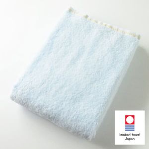 楠橋紋織 楠橋紋織 くすばしタオル ダブルスター プレッソ わた媛 watahime バスタオル 68cm×130cm ブルー 1-62008-11-B