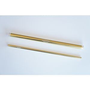 関川鋼販 SEKIKAWA 関川鋼販 アルミストローケース&ストローセット マーメイドイエロー 20本入 φ10x204