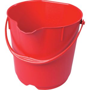 バーテック BURRTEC バーテック 66217900 バーキンタX カラーバケツ 15L 赤 BKXCB-15R メーカー直送 代引不可 北海道沖縄離島不可