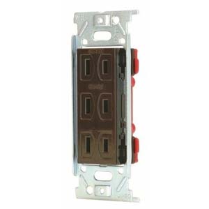 神保電器 神保電器 JEC-BN-555 C Jワイド トリプルコンセント チョコ