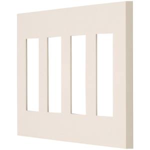 神保電器 神保電器 NKP-3UF-4 SB NKシリーズ 4連用 プレート 12個口 ソフトブラック