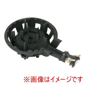 大栄産業 大栄産業 DE-21J 鋳物コンロ 二重 SL パイロット無 プロパンガス LPガス