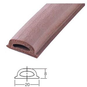 水上 MIZUKAMI 水上金属 フィットクッション 820 ライトブラウン H8×W20×L2100mm  0266-00002