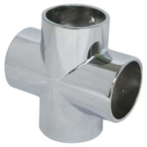 水上 MIZUKAMI クロス 穴付 32mm クローム 0933-04066