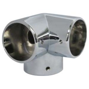 水上 MIZUKAMI 水上金属 三方エルボ 32mm クローム 0933-04101