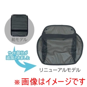 大久保製作所 マルト MARUTO マルト オプション日よけメッシュ サイド付き ブラック D-5FAF-BBM02 大久保製作所