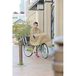 大久保製作所 マルト MARUTO マルト D-3PO-PG 自転車屋さんの ポンチョ ノーブル ベージュ 大久保製作所