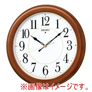 セイコー SEIKO セイコー ZTK8101 木枠電波掛時計 KX388B