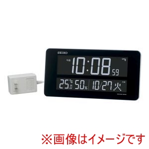 セイコー SEIKO セイコー 掛置兼用 交流式電波時計 DL208W