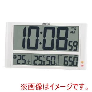 セイコー SEIKO セイコー ZKL9401 CO2濃度表示付掛置兼用電波時計 SQ449W