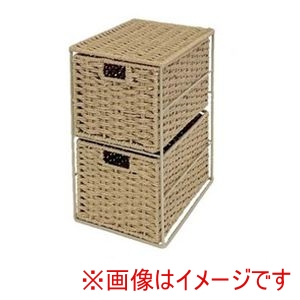 ちどり産業 ちどり産業 トイレ収納 2段 ベージュ CH-519BG