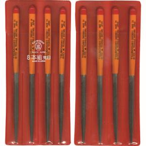 ツボサン TSUBOSAN ツボサン SA008-01 組ヤスリ 8本組 三角 荒目