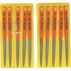 ツボサン TSUBOSAN ツボサン HM010-03 組ヤスリ 10本組 腹丸 細目