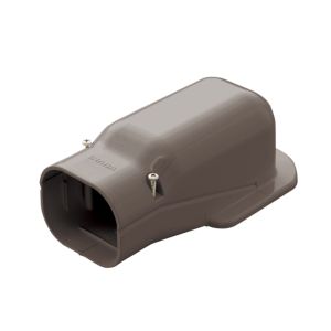 因幡電工 INABA 因幡電工 SW-100B 配管化粧カバー ウォールコーナー 100タイプ ブラウン